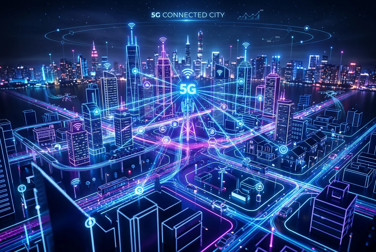 Analiza: Wpływ sieci 5G na rozwój IoT